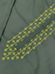 African Muslim Islamic Men's Modern Fashion Prayer Eid Robe Long Sleeve Round Neck Embroidered Arabian Jubba Thobe Clothing - Free Delivery Worldwide only at Flexi Africa