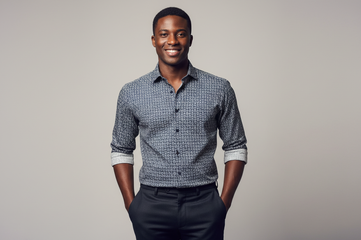 Men's Button-Down Shirts - Flexi Africa