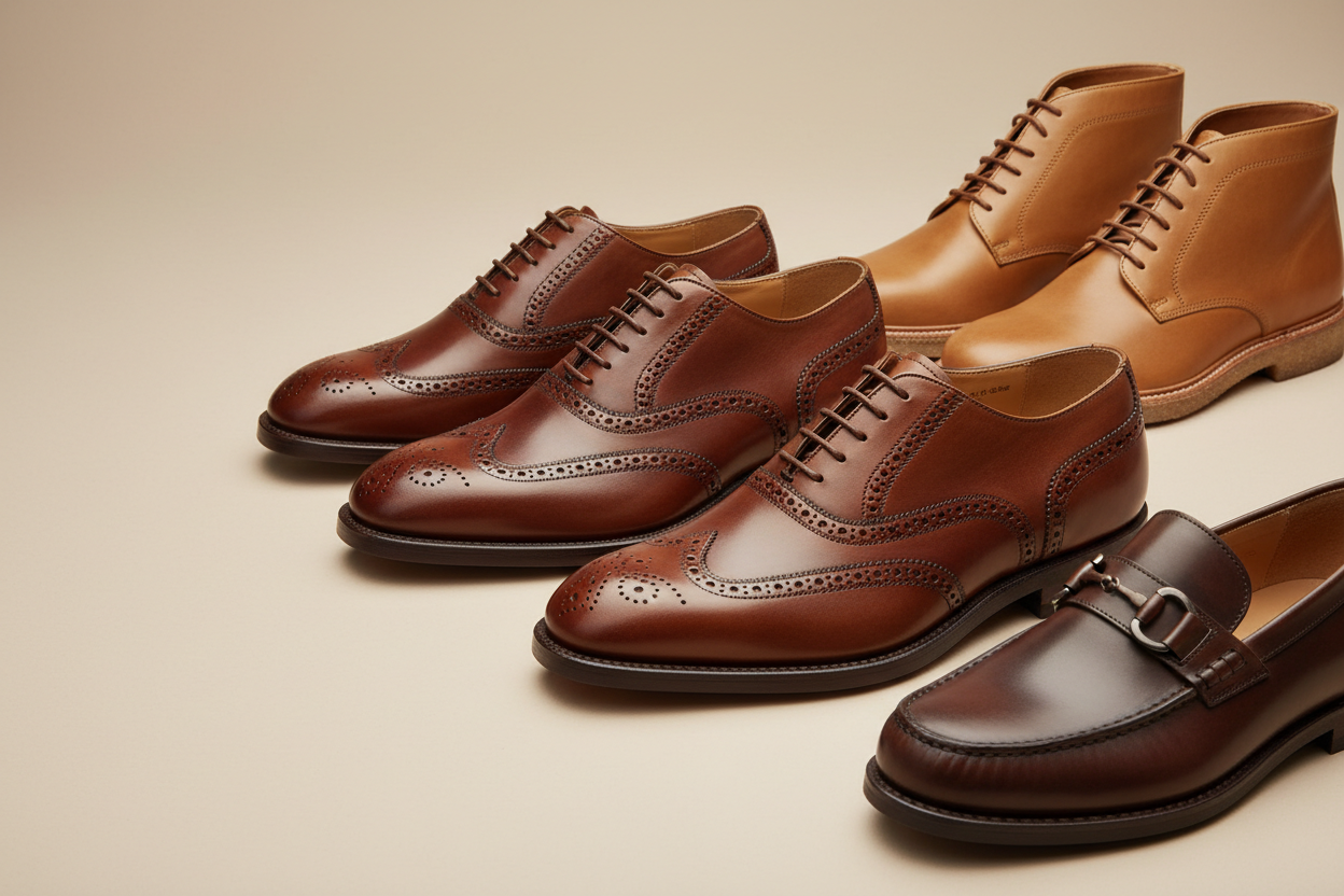 Men's Patent Leather Shoes - Flexi Africa