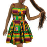 African Women’s Dress – Elegant Dashiki Wax Print Plus Size Dress, Traditional African Style Clothing