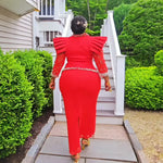 Buy Elegant African Women’s Dress Suit – Luxury Mesh Fabric Fashion for only $103.01 at Flexi Africa!