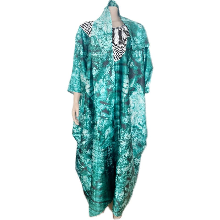 Africa Women Loose Robe Dress With Head Scarf - Free Delivery Worldwide only at Flexi Africa