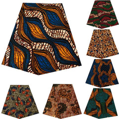 African Ankara Prints Wax Fabric Patchwork Retro Style Warp Sewing Woman Dress Craft DIY Africa Material 100% Polyester By Yard - Free Delivery Worldwide only at Flexi Africa
