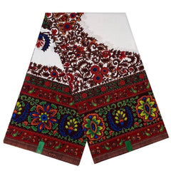 African Fabrics Wax 100% Cotton Wax Prints Good Quality Wax Loincloth For Women Dress 6 Yards - Free Delivery Worldwide only at Flexi Africa