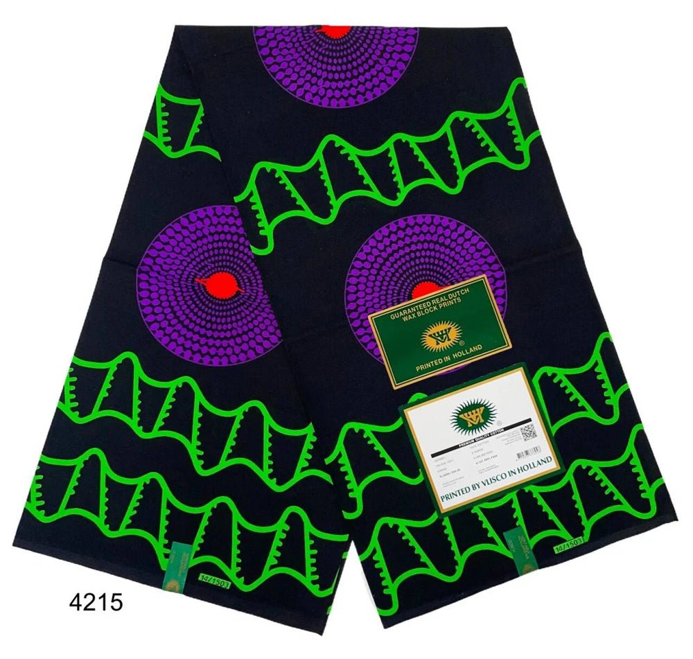 African Fabrics Wax 100% Cotton Wax Prints Good Quality Wax Loincloth For Women Dress 6 Yards