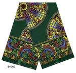 African Fabrics Wax 100% Cotton Wax Prints Good Quality Wax Loincloth For Women Dress 6 Yards