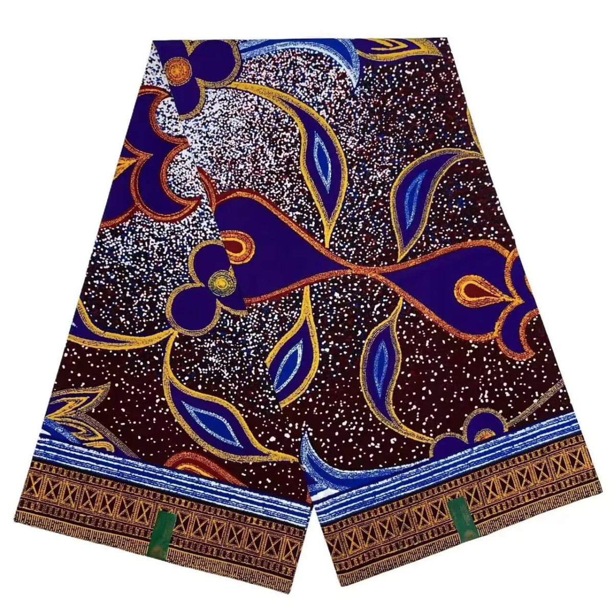 African Fabrics Wax 100% Cotton Wax Prints Good Quality Wax Loincloth For Women Dress 6 Yards - Free Delivery Worldwide only at Flexi Africa
