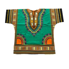 African Fashion with Unisex Dashikiage Dashiki Floral Dress - Perfect for Men and Women with African Traditional Print