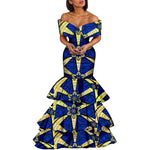 African Print Dress for Women – Elegant Dashiki Party & Wedding Outfit - Free Delivery Worldwide only at Flexi Africa