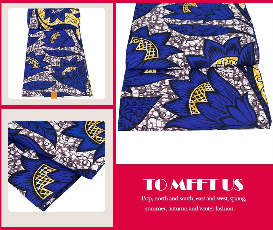 African Print Fabric, Traditional Ankara Clothing Fabric - Free Delivery Worldwide only at Flexi Africa