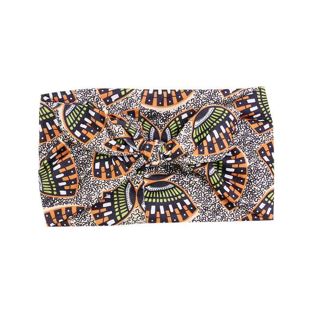 African Print Stretch Bandana Head Wrap Floral Ankara Dashiki Women - Flexi Africa - Flexi Africa offers Free Delivery Worldwide - Vibrant African traditional clothing showcasing bold prints and intricate designs