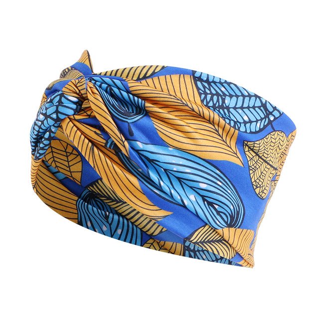 African Print Stretch Bandana Head Wrap Floral Ankara Dashiki Women - Flexi Africa - Flexi Africa offers Free Delivery Worldwide - Vibrant African traditional clothing showcasing bold prints and intricate designs