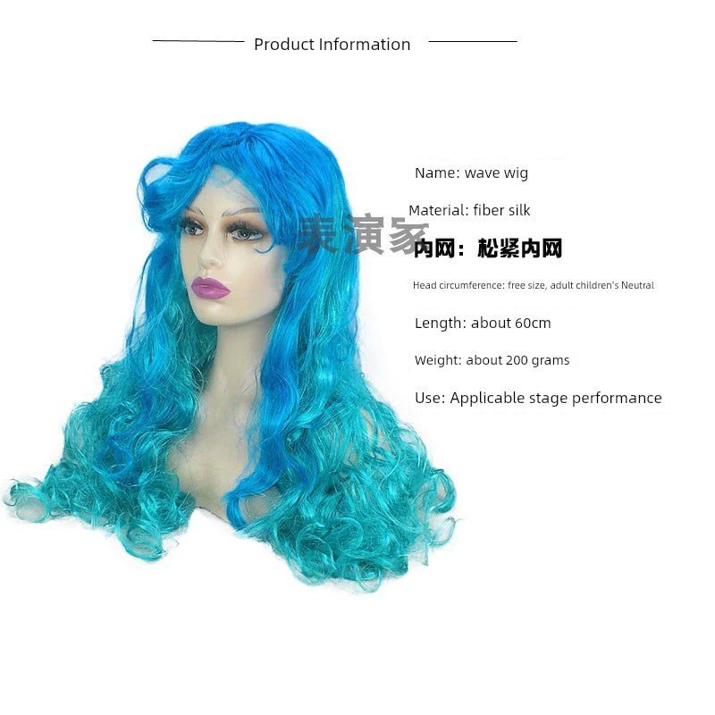 African Small Volume Corn Curler Exaggerated Foreigner Wig - Free Delivery Worldwide only at Flexi Africa