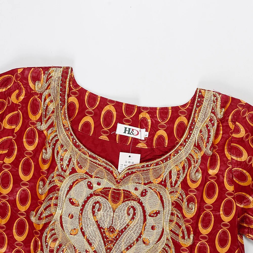 African Traditional Dress for Women – Kanga Dashiki Bazin Robe, Elegant Evening & Party Wear - Free Delivery Worldwide only at Flexi Africa