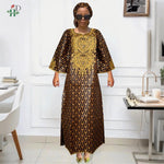 African Traditional Dress for Women – Kanga Dashiki Bazin Robe, Elegant Evening & Party Wear - Free Delivery Worldwide only at Flexi Africa