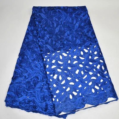 African Voile Lace Fabric – Cotton Lace for Wedding & Party Dresses - Free Delivery Worldwide only at Flexi Africa