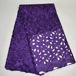 African Voile Lace Fabric – Cotton Lace for Wedding & Party Dresses - Free Delivery Worldwide only at Flexi Africa