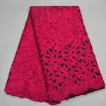 African Voile Lace Fabric – Cotton Lace for Wedding & Party Dresses - Free Delivery Worldwide only at Flexi Africa