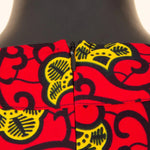 African Women's Long Trench Coat – Short Sleeve Bazin Riche Overcoat - Free Delivery Worldwide only at Flexi Africa