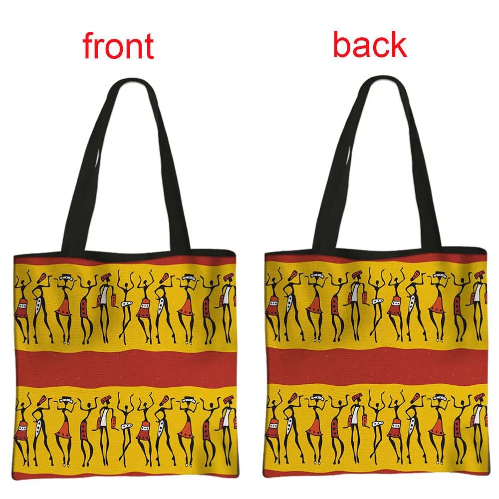 African Women's Style Handbag: Traditional Printed Top-Handle and Shoulder Tote Bags for Females - Flexi Africa - Flexi Africa offers Free Delivery Worldwide - Vibrant African traditional clothing showcasing bold prints and intricate designs