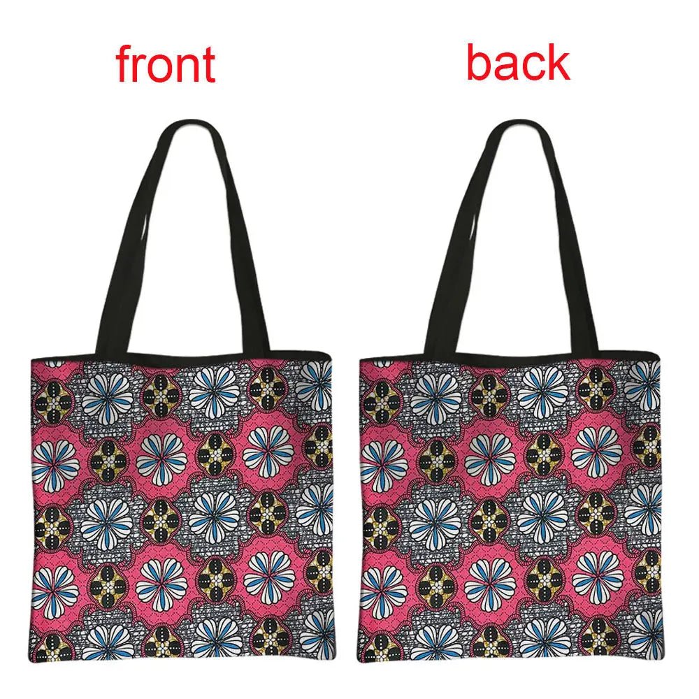 African Women's Style Handbag: Traditional Printed Top-Handle and Shoulder Tote Bags for Females - Flexi Africa - Flexi Africa offers Free Delivery Worldwide - Vibrant African traditional clothing showcasing bold prints and intricate designs