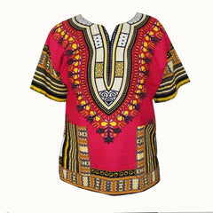 Authentic African Dashiki T-shirt: Traditional Print in 100% Cotton - Flexi Africa - Free Delivery www.flexiafrica.com