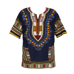 Authentic African Dashiki T-shirt: Traditional Print in 100% Cotton - Flexi Africa - Free Delivery www.flexiafrica.com