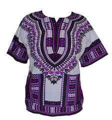 Authentic African Dashiki T-shirt: Traditional Print in 100% Cotton - Flexi Africa - Free Delivery www.flexiafrica.com