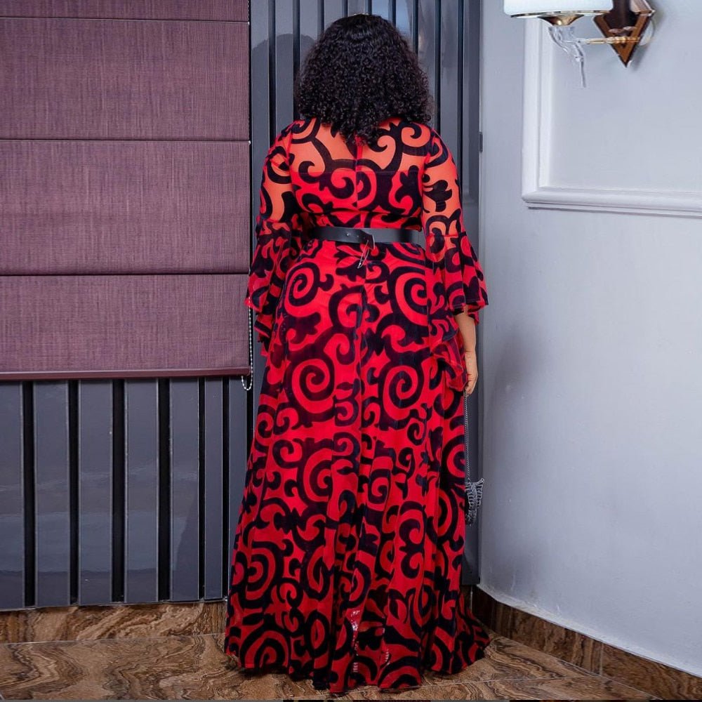 Breezy Elegance: African Chiffon Dresses - Free Delivery Worldwide only at Flexi Africa