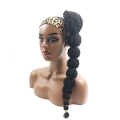 Clip-In Afro Puff Ponytail Hair Extension for Black Women 18" - Flexi Africa - Free Delivery Worldwide www.flexiafrica.com