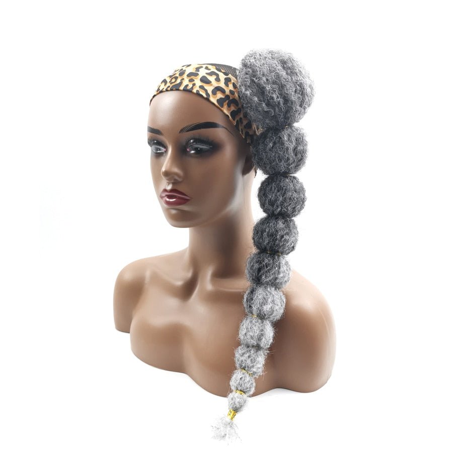 Clip-In Afro Puff Ponytail Hair Extension for Black Women 18" - Flexi Africa - Free Delivery Worldwide www.flexiafrica.com