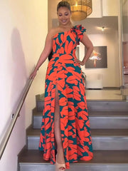 Dashiki Maxi Dresses: Elegant Summer to Autumn Transitions in Traditional African Fashion - Flexi Africa - Flexi Africa offers Free Delivery Worldwide - Vibrant African traditional clothing showcasing bold prints and intricate designs