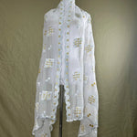 Elegant African Chiffon Hijab for Women – Embroidered Pashmina Shawl Headscarf - Free Delivery Worldwide only at Flexi Africa