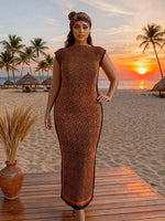 Elegant African Printed Silk Kaftan Abaya – Oversized Dress for Women - Free Delivery Worldwide only at Flexi Africa