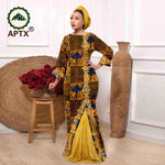 Elegant Muslim Abaya Dress – Embroidered Long Robe with Tassels for Women - Free Delivery Worldwide only at Flexi Africa