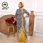 Elegant Muslim Abaya Dress – Embroidered Long Robe with Tassels for Women - Free Delivery Worldwide only at Flexi Africa