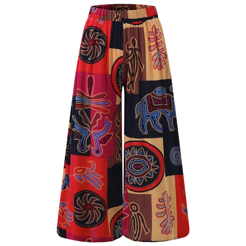 Fashion African Clothing: Dashiki Dresses and Wide-Leg Pants for Women's Hip Hop-Inspired Style - Flexi Africa - Flexi Africa offers Free Delivery Worldwide - Vibrant African traditional clothing showcasing bold prints and intricate designs