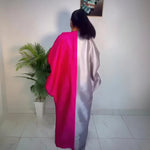 Fashion boubou africain femme Color blocking african dress Embroidery decoration africa clothing - Free Delivery Worldwide