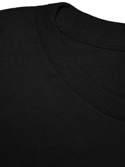 Large Size Men's Casual T-Shirt - Polyester Knit Fabric, Slightly Stretchy Loose Fit Short Sleeve, Africa Graphic Print