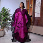 Luxury African Embroidered 2PC Outfit for Women – Elegant Party & Event Wear - Free Delivery Worldwide only at Flexi Africa