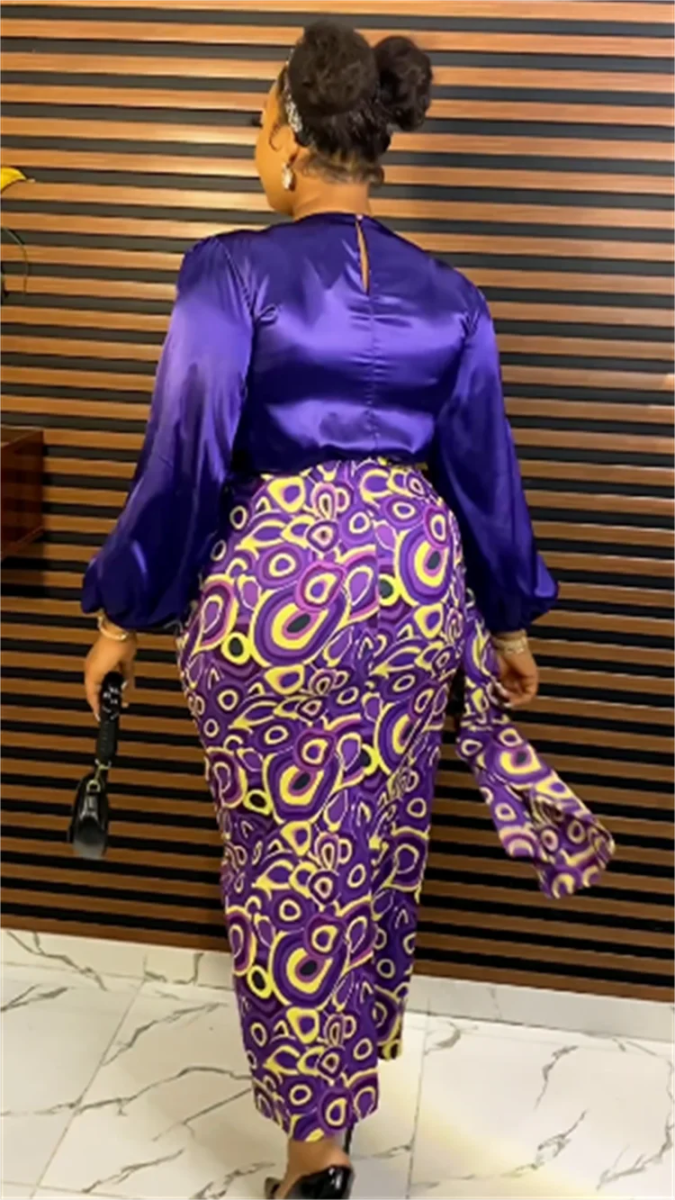 MD Plus Size African Elegant Party Dresses for Women 2023 New Fashion Chiffon Maxi Long Dress Kaftan Muslim Gown Ladies Clothing - Free Delivery Worldwide only at Flexi Africa
