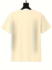 Men's 100% Cotton T-Shirt with African Map Geometric Design – Casual, Comfortable, and Unisex for All Seasons