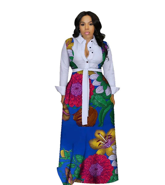 Multicolored African Dresses for Women in New Muslim Fashion - Abayas, Dashikis, Kaftans, and Long Maxi Dresses - Free Delivery Worldwide only at Flexi Africa