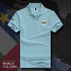 Stay Cool and Stylish with Centrafrique CAF Polo Shirts - Breathable Cotton for Maximum Comfort - Flexi Africa Free Delivery