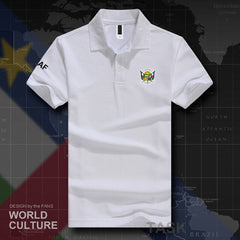 Stay Cool and Stylish with Centrafrique CAF Polo Shirts - Breathable Cotton for Maximum Comfort - Flexi Africa Free Delivery