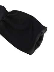 Stylish African Women’s Church Dress – A - Line Fit, Lantern Sleeves & Turn - Down Collar - Free Delivery Worldwide only at Flexi Africa