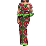 Traditional African 2PC Outfit – Dashiki Top and Skirt Set for Women - Free Delivery Worldwide only at Flexi Africa