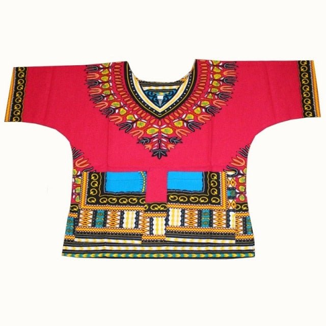 Unisex Stylish and Comfortable Dashiki Dress - Traditional African Clothing for Children in Soft Cotton Fabric - Flexi Africa