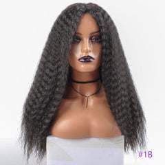 Versatile Long Kinky Curly Synthetic Wigs for Black Women - Flexi Africa Free Delivery Worldwide only at www.flexiafrica.com