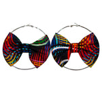 Women’s African Fashion Earrings – Handmade Circle Statement Accessories - Free Delivery Worldwide only at Flexi Africa